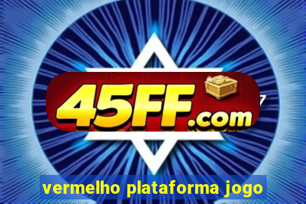 vermelho plataforma jogo